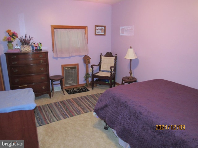 410 Pine Glen Rd, Moshannon, PA 16859 - carpeted bedroom with heating unit