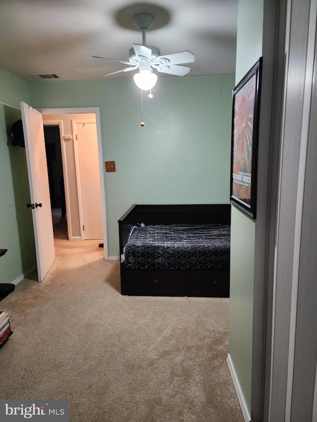 23 Maricopa Trl, Browns Mills, NJ 08015 - carpeted bedroom with baseboards and ceiling fan