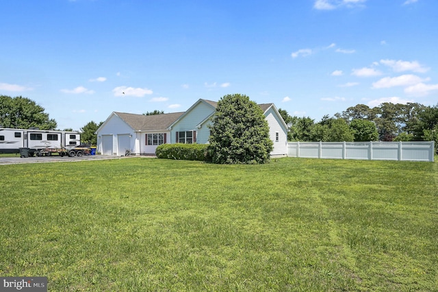 24519 Cedar Ln, Georgetown, DE 19947 - view of front of home featuring an attached garage and concrete driveway