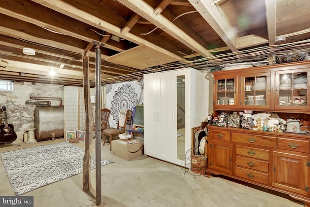 2538 Church Ln, Doylestown, PA 18902 - unfinished basement with heating fuel