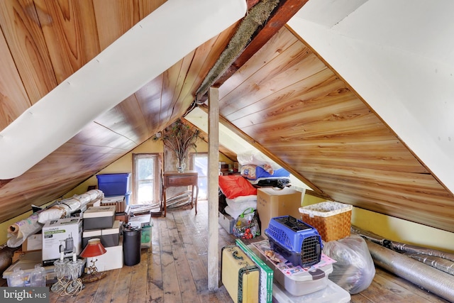 2538 Church Ln, Doylestown, PA 18902 - bonus room with hardwood / wood-style flooring, lofted ceiling, and wood ceiling