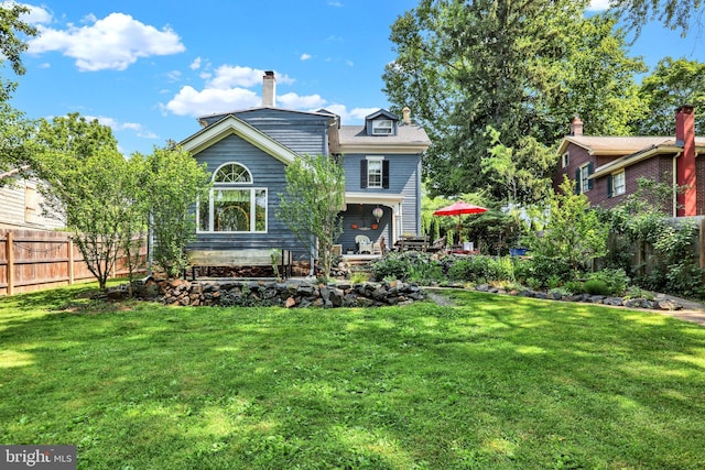 2538 Church Ln, Doylestown, PA 18902 - rear view of property featuring a chimney