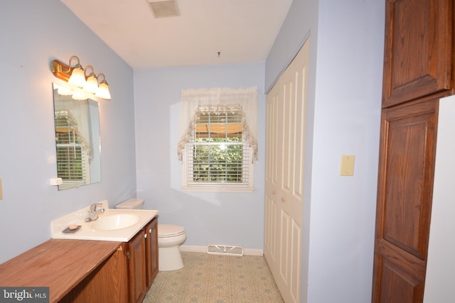 10 Eastbrooke Dr, Ephrata, PA 17522 - bathroom featuring toilet, vanity, baseboards, and tile patterned floors