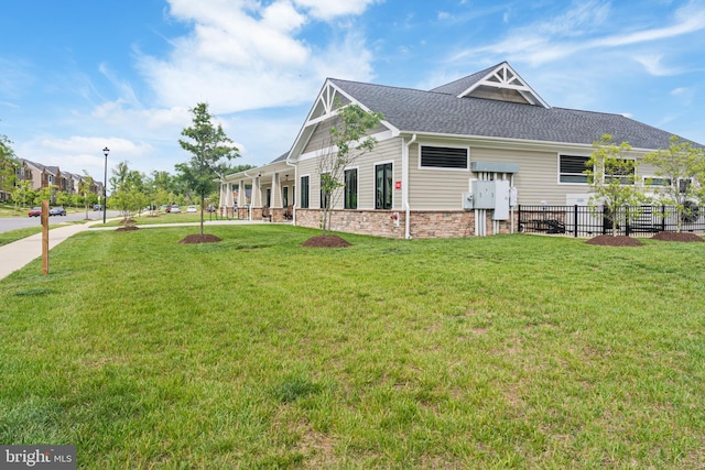 14438 Mattawoman Dr Unit 5000H, Brandywine, MD 20613 - view of home's exterior with roof with shingles and stone siding