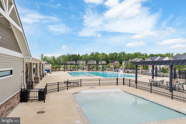 14438 Mattawoman Dr Unit 5000H, Brandywine, MD 20613 - community pool featuring a patio area