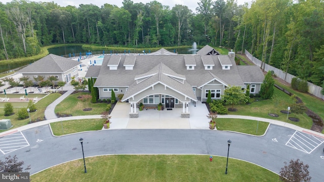 20093 Old Salt Ln, Frankford, DE 19945 - aerial view of property and surrounding area with a forest and a large body of water