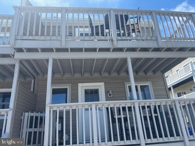 101 11th St N # A, Brigantine, NJ 08203 - view of rear view of property