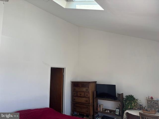 101 11th St N # A, Brigantine, NJ 08203 - bedroom with a skylight and high vaulted ceiling