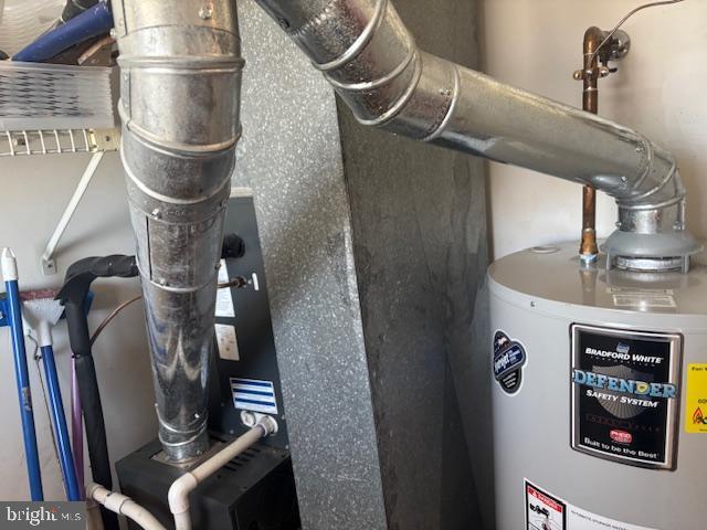 101 11th St N # A, Brigantine, NJ 08203 - utility room with water heater