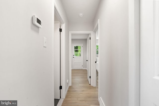 112 Morris Ave, Woodlyn, PA 19094 - hall with light wood-style flooring and baseboards