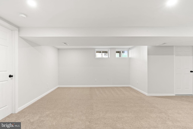 112 Morris Ave, Woodlyn, PA 19094 - basement featuring light colored carpet and baseboards