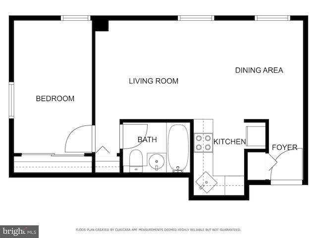 1615 Q St NW Unit 214, Washington, DC 20009 - view of floor plan / room layout