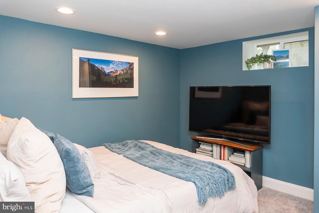 3302 Orlando Ave, Baltimore, MD 21234 - carpeted bedroom with baseboards and recessed lighting