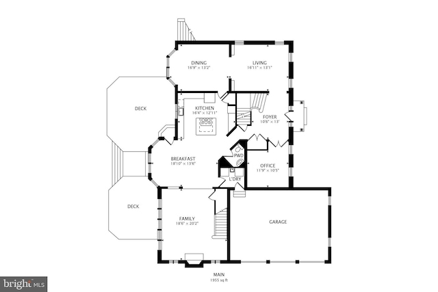 10106 Waterside Dr, Burke, VA 22015 - home floor plan