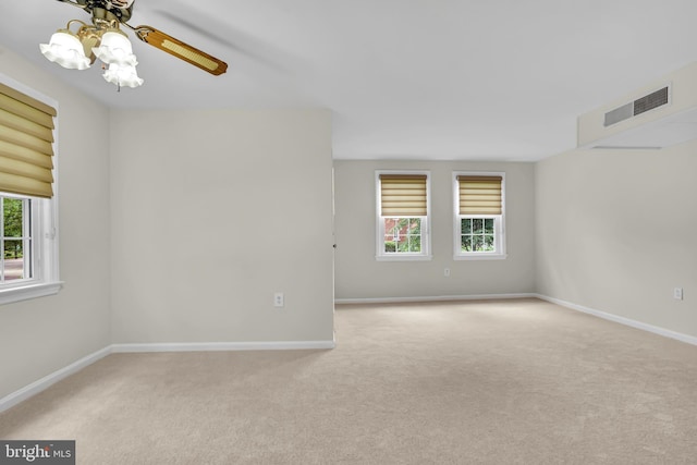 6517 Potomac Ave Unit A2, Alexandria, VA 22307 - unfurnished room with carpet flooring, baseboards, and ceiling fan