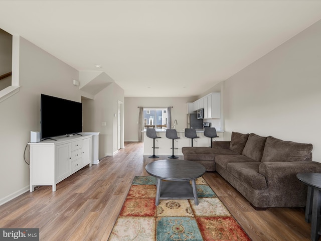 113 Heyford Dr, Stephenson, VA 22656 - living room featuring light wood-type flooring and baseboards