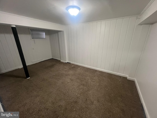 3403 Murdock Rd, Kensington, MD 20895 - finished below grade area with dark colored carpet and baseboards