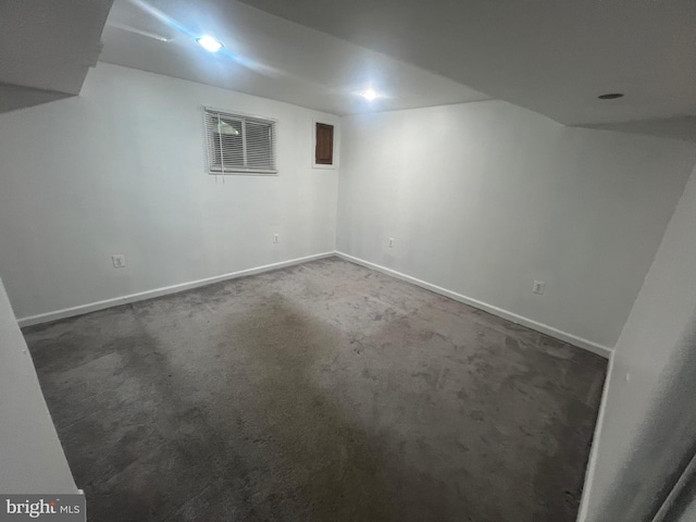3403 Murdock Rd, Kensington, MD 20895 - finished below grade area with baseboards and dark carpet