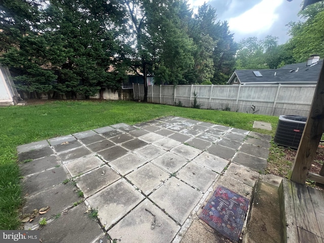 3403 Murdock Rd, Kensington, MD 20895 - view of patio with central AC unit