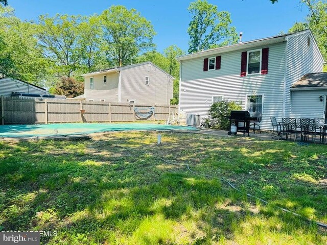 159 Harwich St, Browns Mills, NJ 08015 - rear view of property with cooling unit