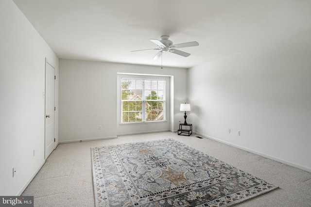 256 Silverbell Ct, West Chester, PA 19380 - carpeted empty room featuring a ceiling fan and baseboards