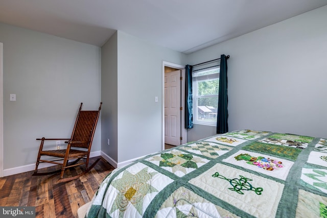 94 Eagle Ct, Woodstock, VA 22664 - bedroom with dark wood-style floors and baseboards