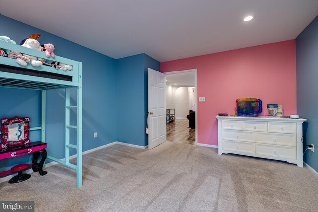 94 Eagle Ct, Woodstock, VA 22664 - bedroom with carpet, baseboards, and recessed lighting