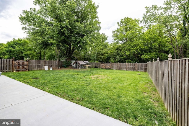 94 Eagle Ct, Woodstock, VA 22664 - view of yard with view of wooded area