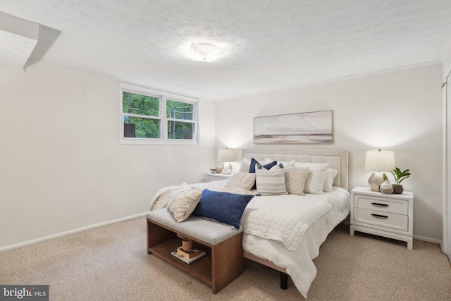 12834 Littleton St, Silver Spring, MD 20906 - bedroom with a textured ceiling, light colored carpet, and baseboards