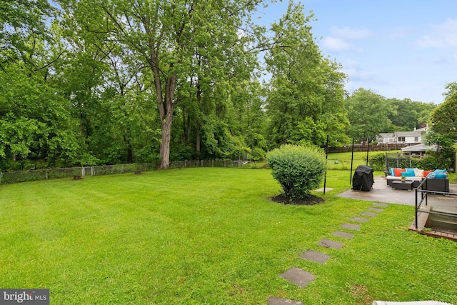 12834 Littleton St, Silver Spring, MD 20906 - view of yard featuring an outdoor hangout area and a patio area