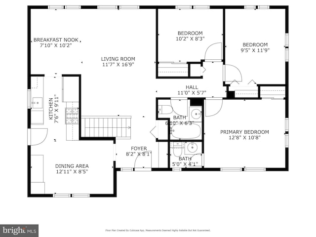 12834 Littleton St, Silver Spring, MD 20906 - property floor plan