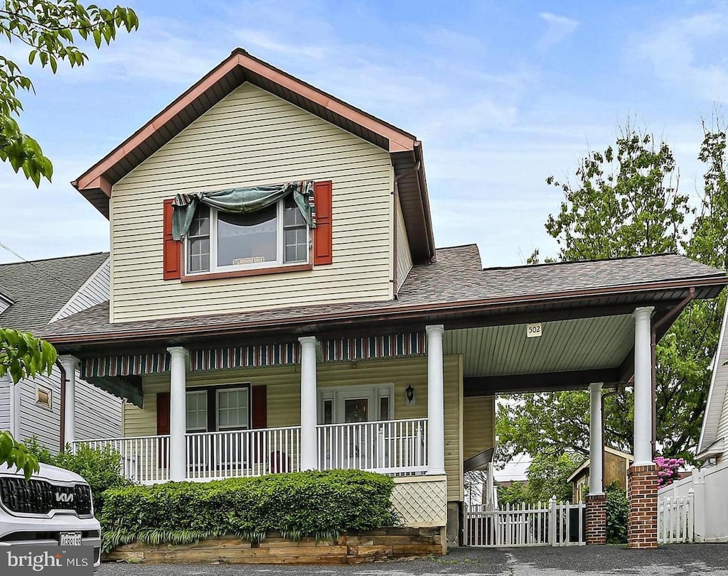 502 Old Westminster Pike, Westminster, MD 21157 - view of front of home featuring a porch and a shingled roof