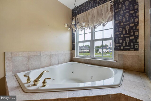 738 Farmhouse Rd, Mickleton, NJ 08056 - bathroom with a tub with jets