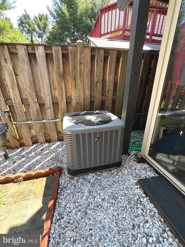9122 Verbena Ct, Manassas, VA 20110 - exterior view of a central AC unit