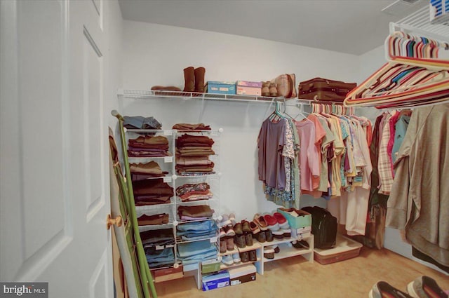 10526 Jasper Dr S, Greencastle, PA 17225 - walk in closet featuring carpet floors