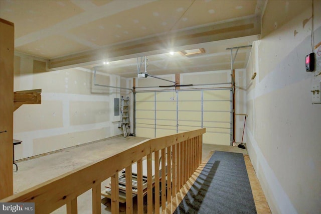 10526 Jasper Dr S, Greencastle, PA 17225 - garage with electric panel and a garage door opener