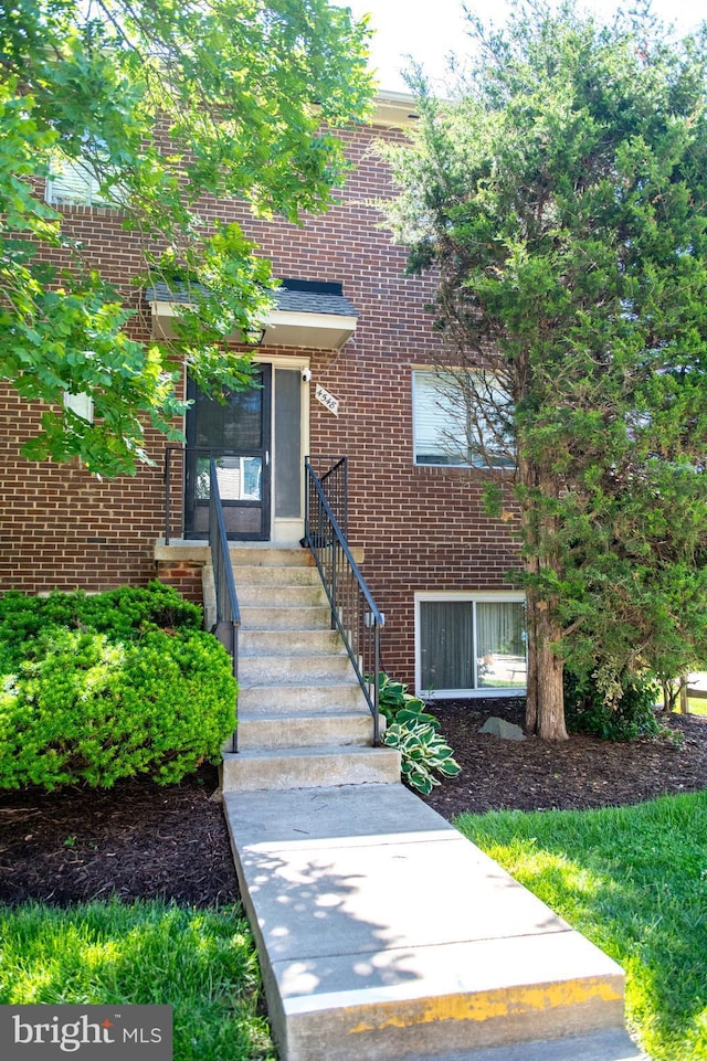 4548 Conwell Dr, Annandale, VA 22003 - view of exterior entry with brick siding