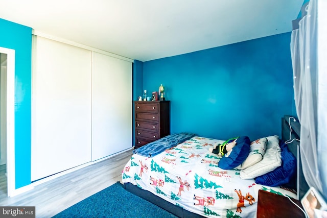 4548 Conwell Dr, Annandale, VA 22003 - bedroom featuring wood finished floors and a closet