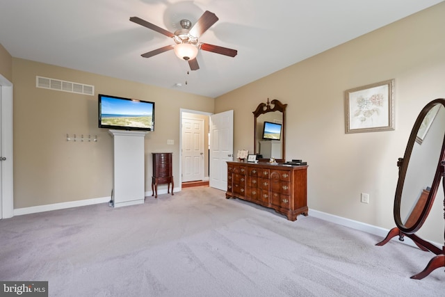 1009 Rosebud St, Reading, PA 19605 - bedroom featuring carpet flooring, baseboards, and ceiling fan