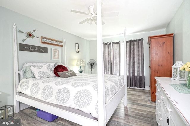 2305A Yarmouth Ln, Mount Laurel, NJ 08054 - bedroom featuring wood finished floors and ceiling fan
