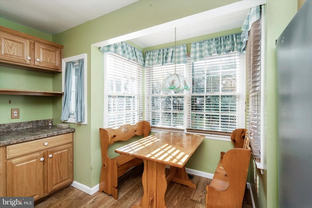 41 Collins Rd, Hamilton, NJ 08619 - dining space featuring wood finished floors, healthy amount of natural light, and baseboards