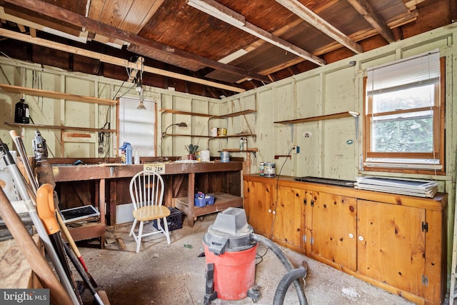 41 Collins Rd, Hamilton, NJ 08619 - miscellaneous room with a workshop area
