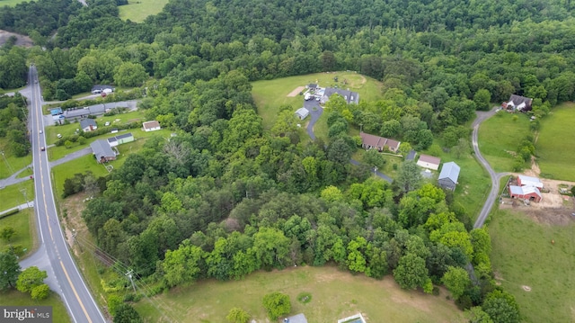 98 Magnificent Ln, Hedgesville, WV 25427 - aerial view of property and surrounding area with a forest