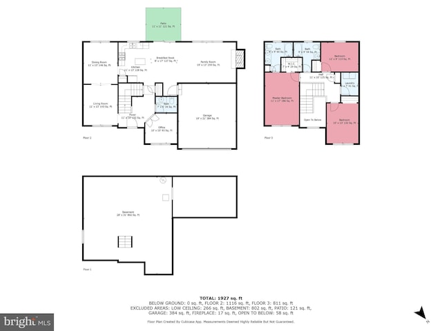 125 Nantucket Dr, Reading, PA 19605 - floor plan / room layout