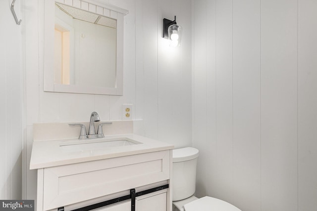 6908 S Roxbury Mill Rd, Spotsylvania, VA 22551 - half bath featuring toilet and vanity