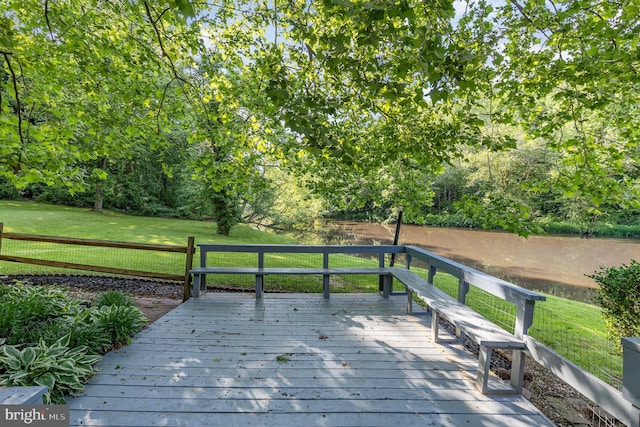 6908 S Roxbury Mill Rd, Spotsylvania, VA 22551 - wooden deck with a lawn