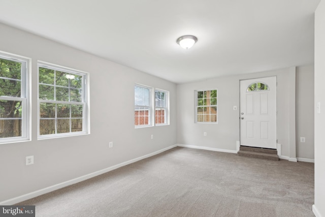 1205 Mirga Cir, Baltimore, MD 21207 - foyer with carpet floors and baseboards