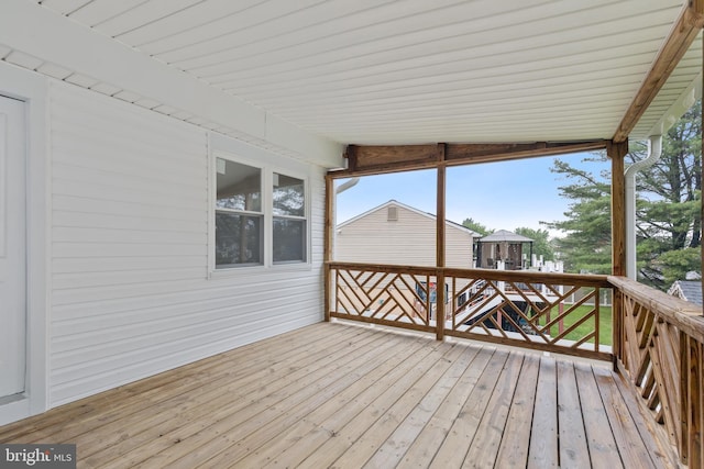 1205 Mirga Cir, Baltimore, MD 21207 - view of deck