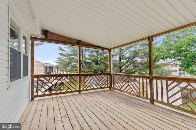 1205 Mirga Cir, Baltimore, MD 21207 - view of wooden deck