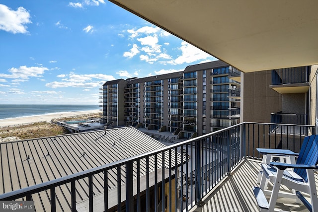 506 Brandywine House Rd Unit 506S, Bethany Beach, DE 19930 - balcony featuring view of water and beach